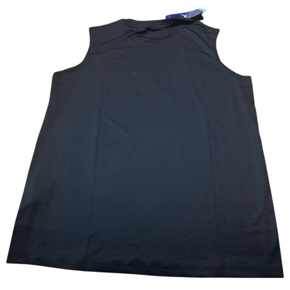 Mizuno Youth L Volleyball Sleeveless Shirt Navy Blue Athletic Top 2023 Catalog - Picture 8 of 8